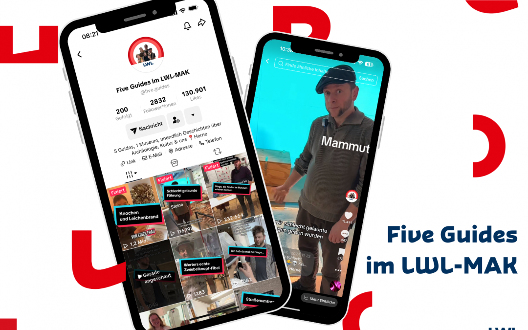 TikTok-Kanal @five.guides im LWL-MAK