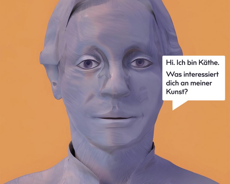 Kollwitz-Avatar: Digitales Vermittlungsangebot im Museumsraum