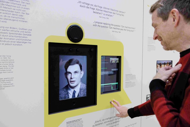 Ein “Sprechendes Gemälde” von Alan Turing