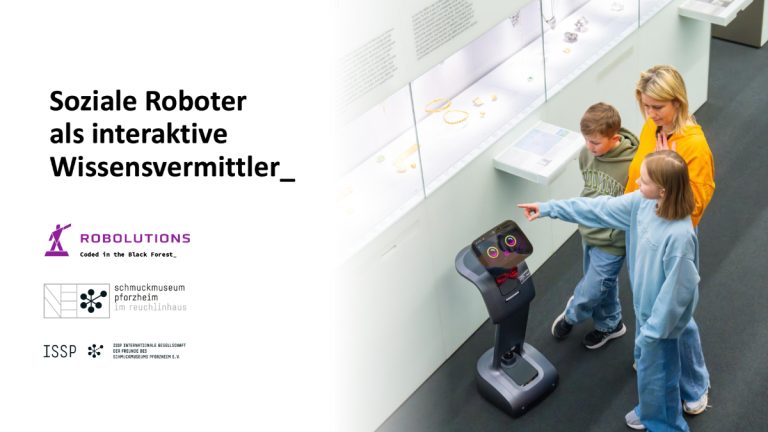 RoboAssistants LOUI und MIKA im Schmuckmuseum Pforzheim