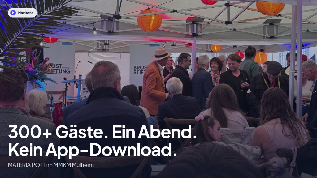 Navitone im MMKM Mülheim – QR-Audioguide zu „MATERIA POTT” (ohne App)