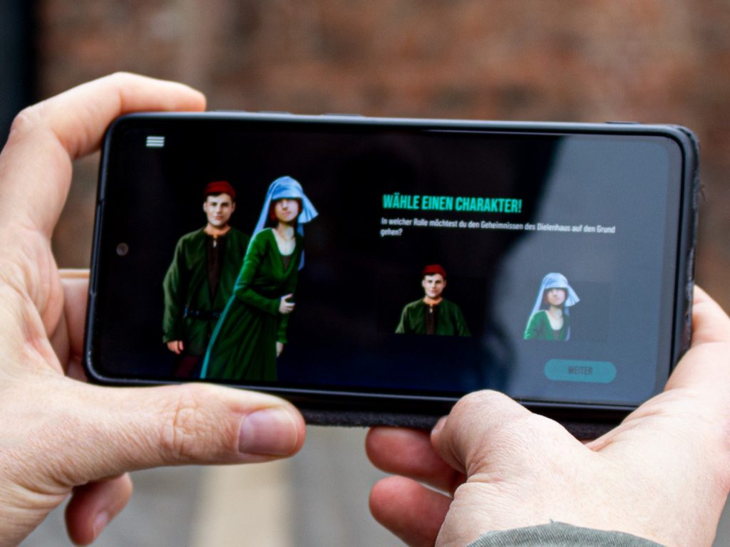 »Abenteuer Dielenhaus – Des Kaufmanns Quest« ein digitaler Escape Room als mobile App