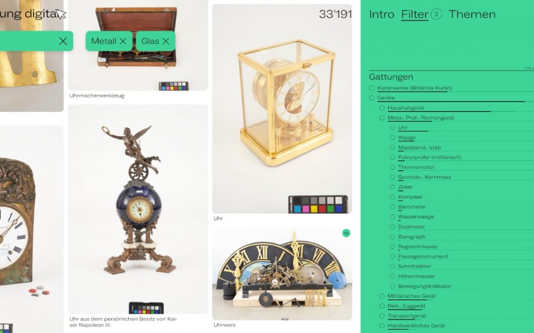 «Sammlung digital» – Zugang zur Sammlung der SKKG