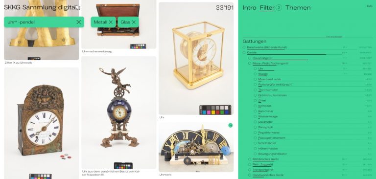 «Sammlung digital» – Zugang zur Sammlung der SKKG