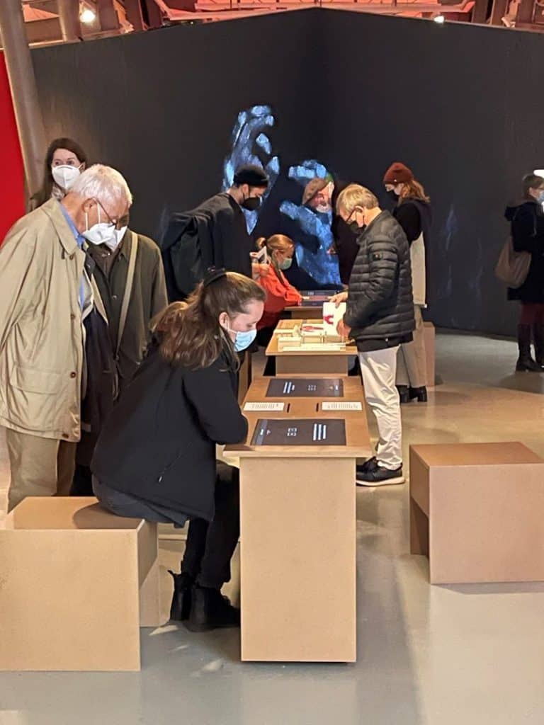 Konflikttypstation in der Sonderausstellung “Konflikte”