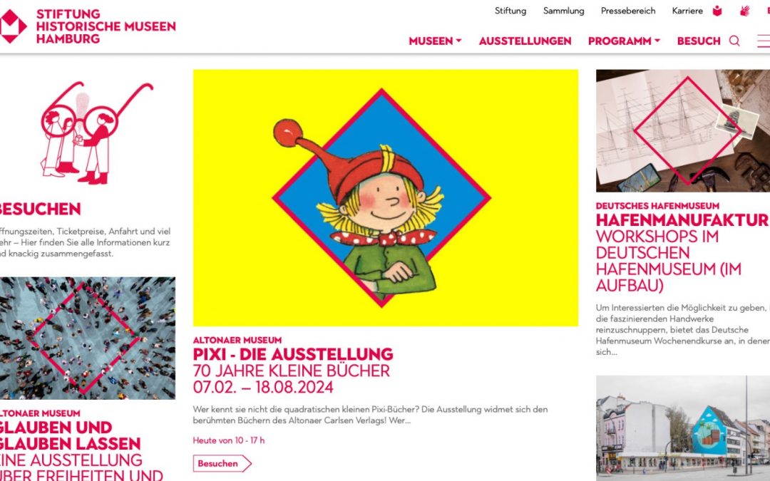 Website der Stiftung Historische Museen Hamburg