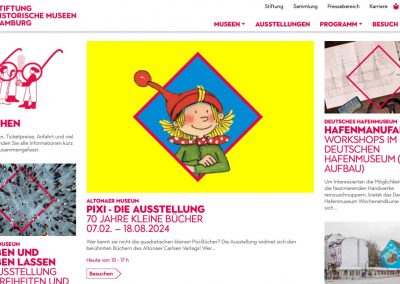 Website der Stiftung Historische Museen Hamburg