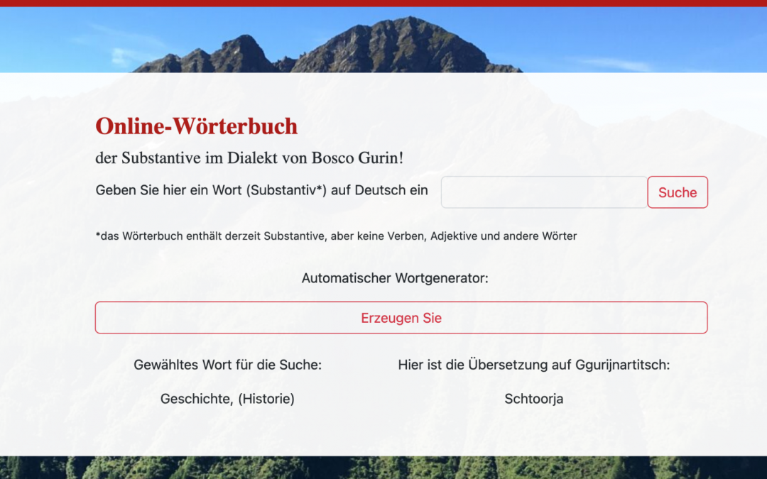 Ggurijnartitsch Online-Wörterbuch