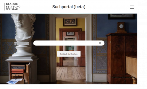 Suchportal der Klassik Stiftung Weimar