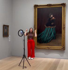 Tiktok Kanal der Kunsthalle Bremen