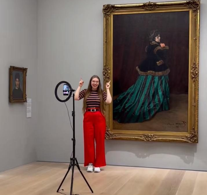 Tiktok Kanal der Kunsthalle Bremen