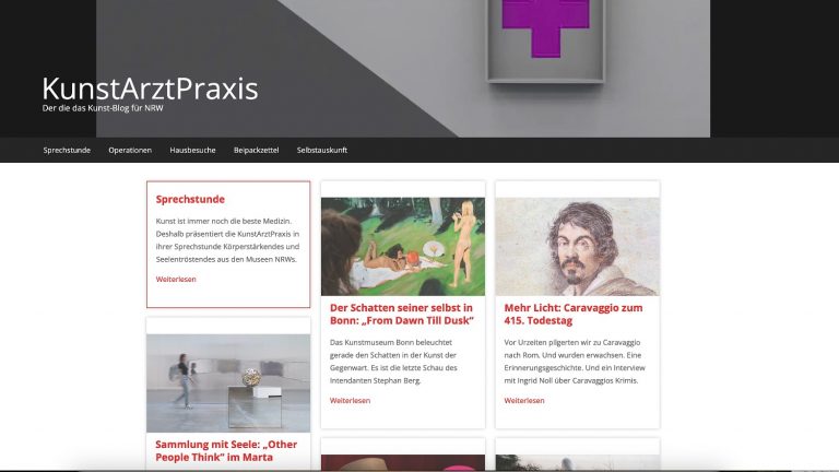 KunstArztPraxis. Der die das Kunst-Blog für NRW