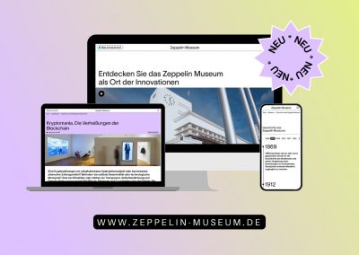 Nutzer*innen im Fokus: Die neue Website des Zeppelin Museums